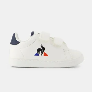 Chaussures blanches à scratch COURTSET_2 bébé