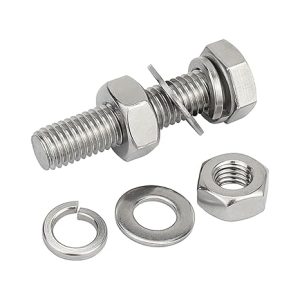 12 Combinaison de boulon, écrou, rondelle plat